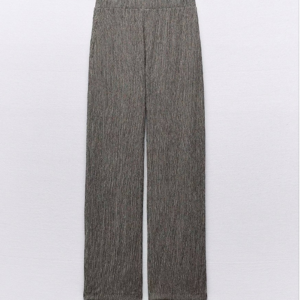 Zara Textured Asymmetric Knit Top and Pants NWT. - Picture 3 of 3